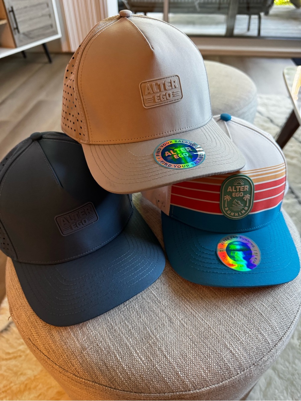 Men’s Alter Ego Structured Running Hat 3-Pack (NWOT) - Never been used